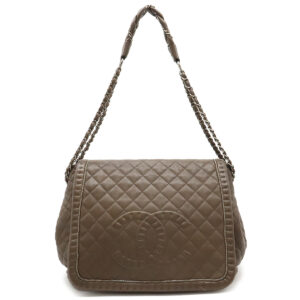 CHANEL Chanel Cocomark Matrasse Shoulder Bag Chain Shoulder One Shoulder Quilted Leather Mocha Brown Tea