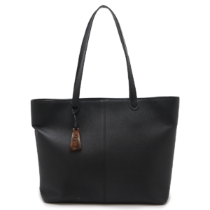 CHANEL Chanel Tote Bag Shoulder Bag Shoulder Tote Leather Black Black with Charm A12478